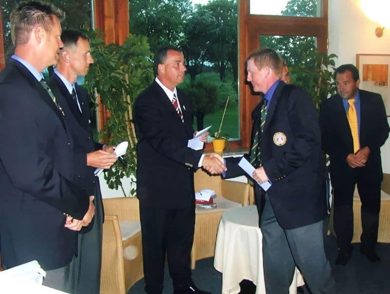 Golf coaching session