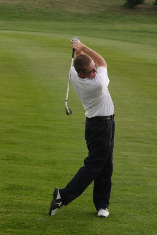 On the green